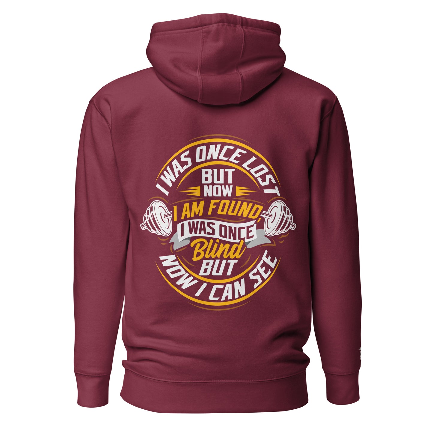 "I Was Once Lost" Faith-Inspired Hoodie